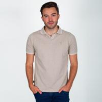Heren Polo Stein | Zand Melange - thumbnail