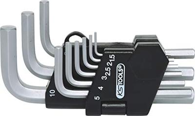 KS TOOLS Ks-tools hoeksleutel set angle wrench set hexagon socket 9 pcs.
