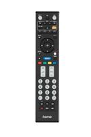 Hama Universele afstandsbediening voor LG TV's (infrarood, leerbaar, lichtgevende toetsen, slimme knop, Easy Mode functie, ergonomische hoofdtoetsen, 10 m bereik) zwart - thumbnail