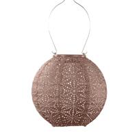 Lumiz solar lampion Sashiko 20 cm bruin - thumbnail