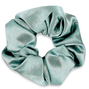 scrunchie Zijde Allure blue grey