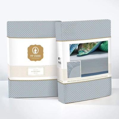 Pip Studio Pip Studio Cross Stitch - GreyBlue 100x200 cm Hoekhoogte 35 cm