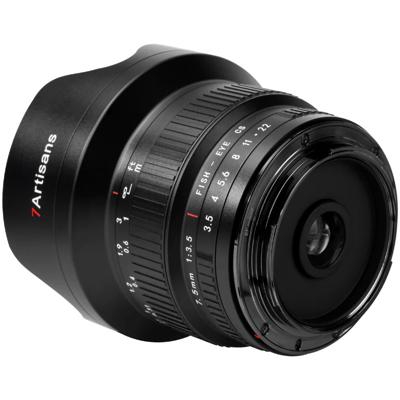 7artisans 7.5mm F/3.5 Nikon F Mount for DSLR - Black