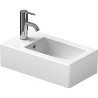 Duravit Vero fontein 25x45 cm met overloop Wit - thumbnail