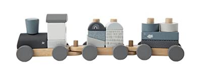 Label Label Stapeltrein blauw
