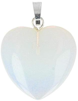 Hartvormige Edelstenen Hanger Opaliet (20 mm)