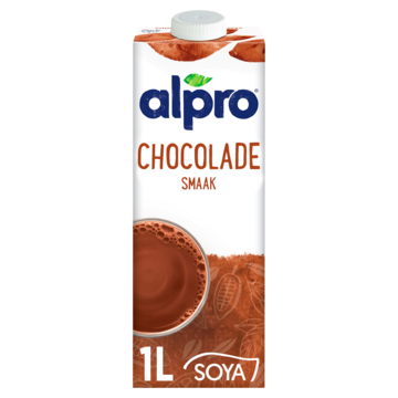 Alpro Sojadrink Chocolade Smaak Houdbaar 1L bij Jumbo