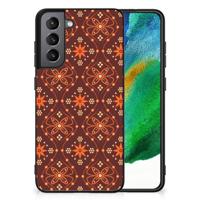 Samsung Galaxy S21FE Back Case Batik Brown - thumbnail