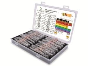 Quadrios 201711P003 201711P003 Koolfilmweerstand assortiment Axiaal bedraad 0.5 W 5 % 400 stuk(s) Quadrios 201711P003 201711P003 Koolfilmweerstand assortiment Axiaal bedraad 0.5 W 5 % 400 stuk(s)