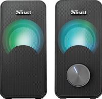 Trust arys compact 2.0 speakerset met rgb pc-luidspreker (zwart) - thumbnail