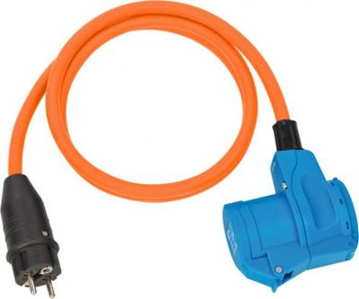 Brennenstuhl Brennenstuhl | Adapterkabel CEE IP44 1,5m oranje H07RN-F 3G2,5 Beveiligingsstekker, haakse koppeling 230V/16A 1132910525 - thumbnail