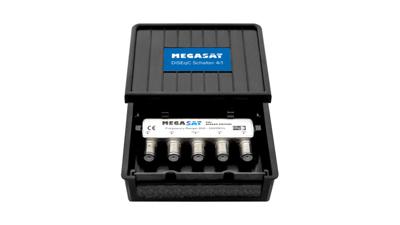 MegaSat DiSEqC 4/1 Pro DiSEqC-schakelaar 4 (4 satelliet / 0 terrestrisch) Aantal gebruikers: 1 MegaSat DiSEqC 4/1 Pro DiSEqC-schakelaar 4 (4 satelliet / 0 terrestrisch) Aantal gebruikers: 1