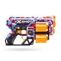 Pack Blasters - ZURU - XSHOT Skins Dread 2PK - Dubbel roterende loopblasters met 48 darts en 27 meter schot - thumbnail