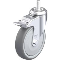 Blickle LKRA-TPA 126KF-FI-GS12 Zwenkwiel met rem Wieldiameter: 125 mm Draagvermogen (max.): 120 kg 1 stuk(s) - thumbnail