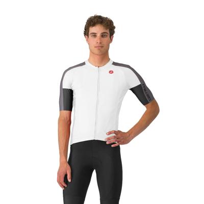 Castelli entrata 6 jersey fietsshirt korte mouw wit heren L Castelli entrata 6 jersey fietsshirt korte mouw wit heren L