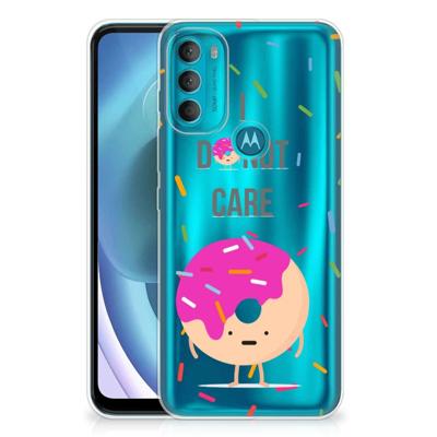 Motorola Moto G71 5G | Siliconen Case | Donut Roze