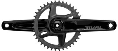 Sram crankset rival dub 12 speed wide zwart 175mm - 160680 Sram crankset rival dub 12 speed wide zwart 175mm - 160680