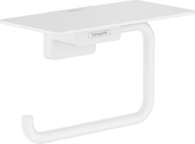 Hansgrohe Toiletrolhouder Met Planchet AddStoris Mat Wit