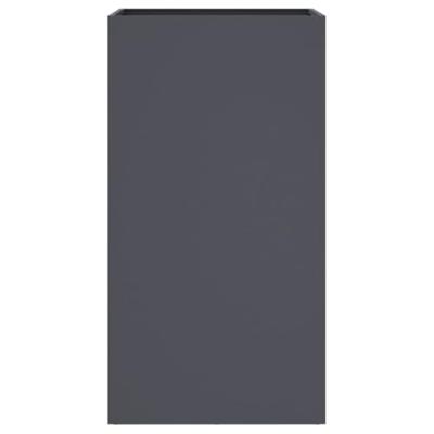Plantenbak 42x38x75 cm staal antracietkleurig