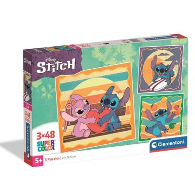 Clementoni puzzel 3x48pcs square stitch