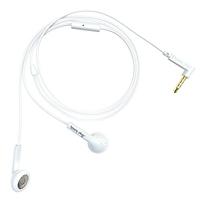 Happy Plugs Earbuds oordopjes met geïntegreerde microfoon en afstandsbediening Compatibel met Apple iPhone, iPod, iPad en Android smartphones, tablets en MP3-spelers - wit - thumbnail