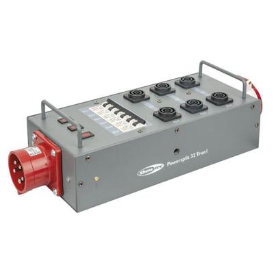 Showtec Powersplit 32 True1 6-weg krachtstroomverdeler 32A/5P Showtec Powersplit 32 True1 6-weg krachtstroomverdeler 32A/5P