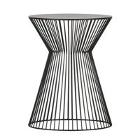 WOOOD Bijzettafel 'Suus' 35cm, kleur Zwart - thumbnail
