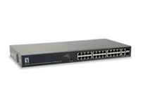 LevelOne GEP-2651 L3 Gigabit Ethernet (10/100/1000) Power over Ethernet (PoE) Zwart netwerk-switch - thumbnail
