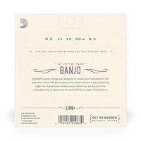 D&apos;Addario EJ60+ snarenset voor vijf-snarige banjos - thumbnail