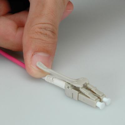 ROLINE glasvezelkabel 50/125µm OM4, LC/LC, Low-Loss connector, violet, 7 m