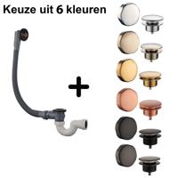 Badafvoer met Overloopcombinatie Wiesbaden (keuze uit 6 kleuren) - thumbnail