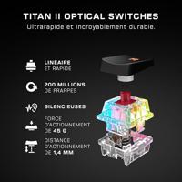 Turtle Beach Vulcan II Mini - Optisch gamingtoetsenbord 65% met aanpasbare RGB-verlichting, knoopduplicatietechnologie, aluminium plaat, zwart - thumbnail