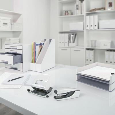 Leitz WOW Duo 53621001 Tijdschriftencassette DIN A4, DIN C4 Wit, Grijs Polystereen 1 stuk(s) - thumbnail