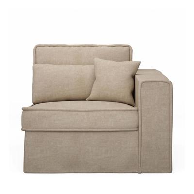 Rivièra Maison Modulaire Bank 'Metropolis' Corner Arm Rechts, Cotton, kleur Naturel Rivièra Maison Modulaire Bank 'Metropolis' Corner Arm Rechts, Cotton, kleur Naturel