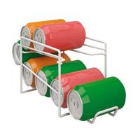 Organiser voor de koelkast Metaltex Wit Aluminium 14 x 33 x 15 cm (6 Onderdelen) - thumbnail