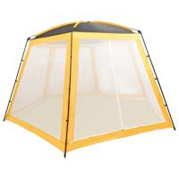 VidaXL Zwembadtent 500x433x250 cm stof geel - thumbnail