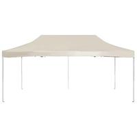 Partytent professioneel inklapbaar 6x3 m aluminium crme - thumbnail