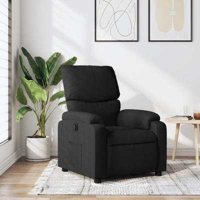 Relaxfauteuil Zwarte Stof