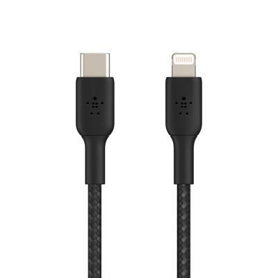 Belkin BOOSTCHARGE gevlochten USB-C naar Lightning kabel