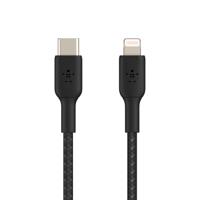 Belkin BOOSTCHARGE gevlochten USB-C naar Lightning kabel - thumbnail