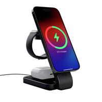 Trust Viro 3-in-1 Wireless Magnetic Charge Stand Oplader Zwart - thumbnail
