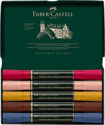 Faber Castell fc-160307 wk25aquarel marker fc albrechtdürer 5 stuks portrait