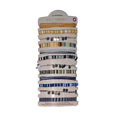 Mode Armbanden - Geweven met bedeltjes