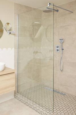 Ben Vivid inloopdouche incl. antikalk 120x200cm chroom