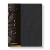 Dommelin Dommelin Hoeslaken Uni Percal 200TC 556 Steenkool 90x220/30 - thumbnail