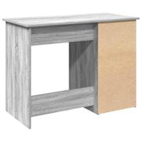 Bureau 102x50x75 cm bewerkt hout grijs sonoma eikenkleurig - thumbnail