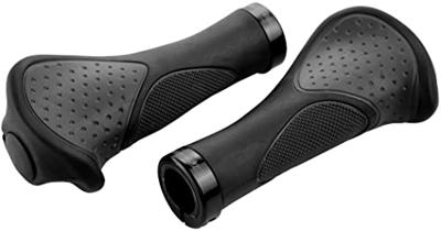 Ergotec Handvatten frisco 2 siliconen kort/lang zwart/grijs