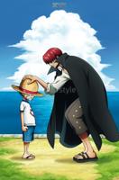 Poster One Piece - Shanks and Luffy 61x91,5cm - thumbnail