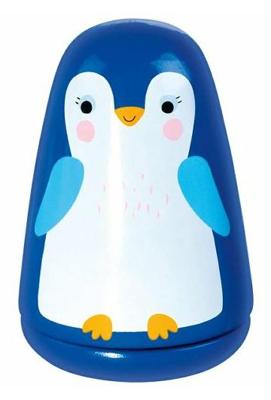 Goki houten muziekdoos kleine pinguin goede nacht