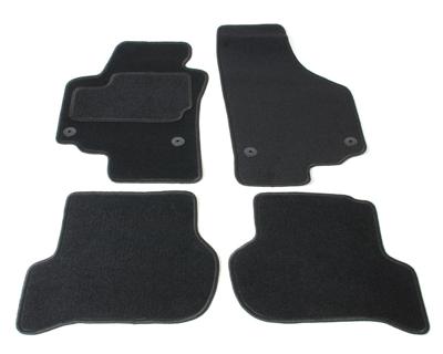 Automatten op maat - zwart stof - Seat Leon 1P 2005-2008